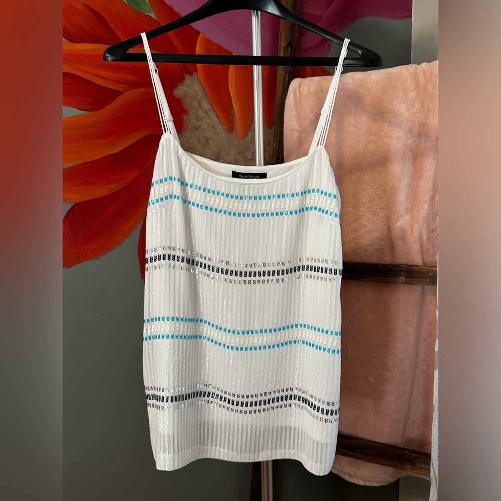 WHBM Sequin top, Size M